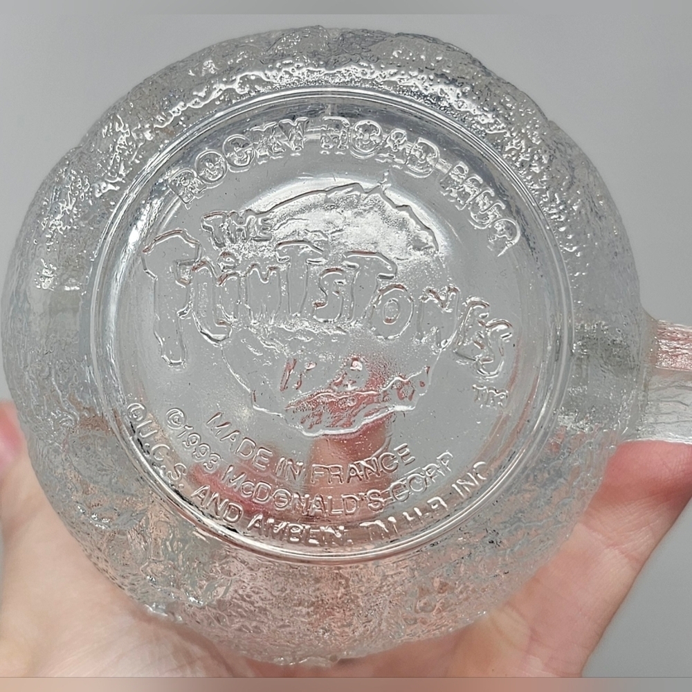 Vintage McDONALD'S 1993 The Flintstones Rocky Road Frosted Glads Mug Cup USA - Picture 8 of 12